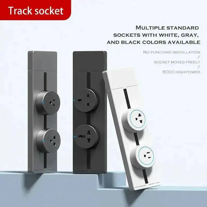 Herepow Official Website Mobile Rail Socket UK EU US FR Universal 32A Home Appliance With USB Typec High Quality Plug Adapter
