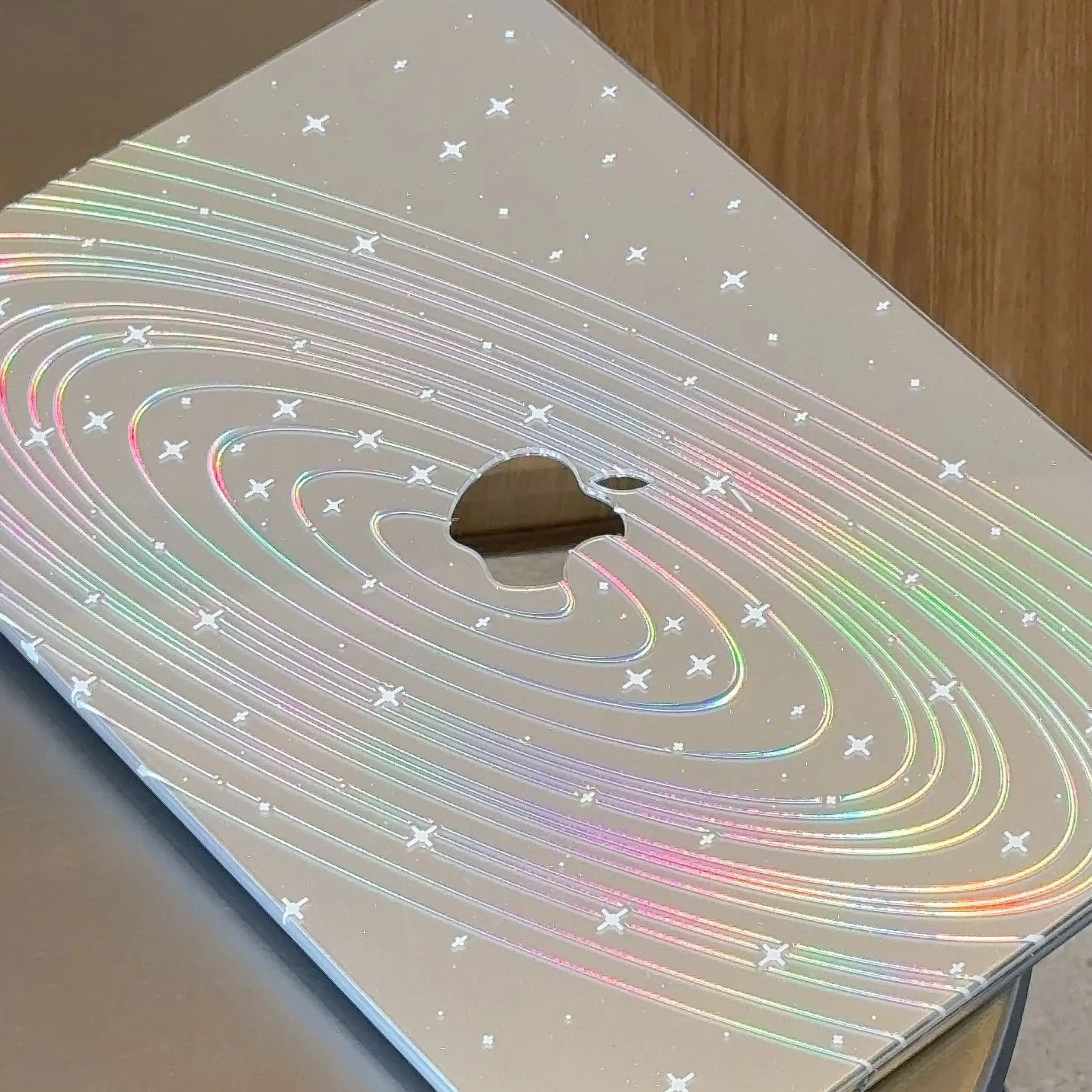 Milky Way Laser Y2K Shining Laptop Case For Macbook Air 13.6 M4 NEO 15 M3 Hard Cover For Mac Book Pro 13 M1 M2 14 M4 M5 16 Cover