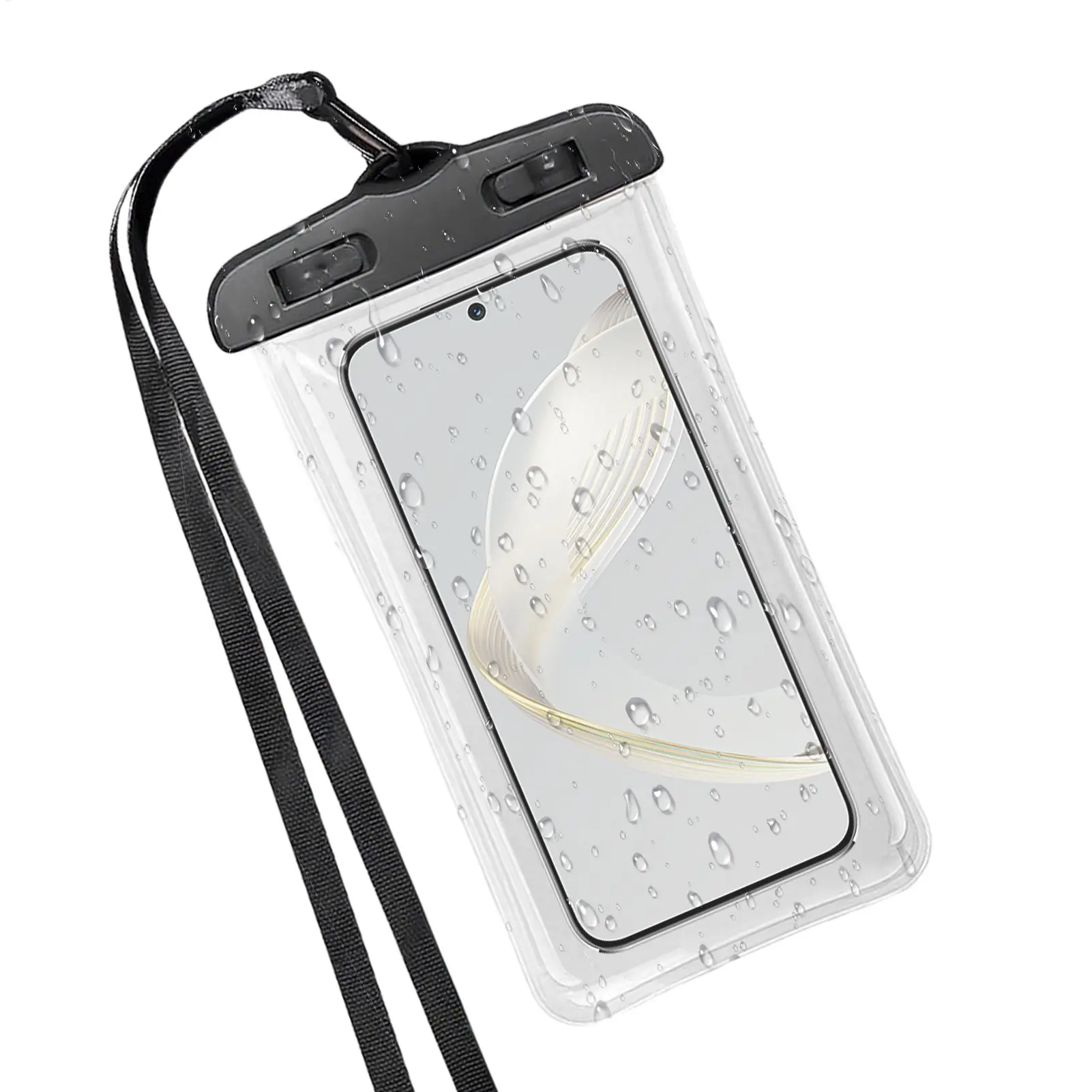 

Водонепроницаемая сумка для телефона, водонепроницаемая сумка для пляжа, сухая сумка со съемным ремешком для сенсорного экрана для путешествий, водных видов спорта на открытом воздухе