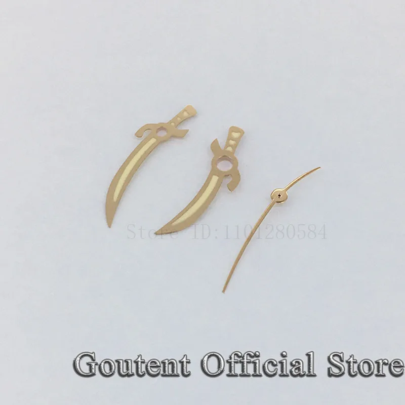 Goutent New Silver Golden Watch Hands Fit 8N24 Movement Watch Accessories