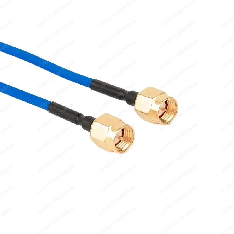 5pcs RG402/141 0-18GHZ semi flexible high-frequency RF connection cable SMA adapter cable SMA public to SMA extension cable