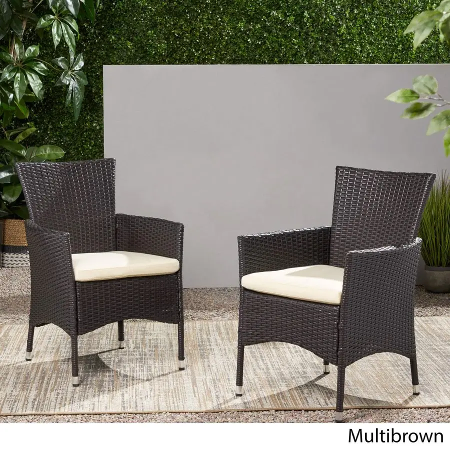 Malta Pe Wicker Dining Chair, Multibrown