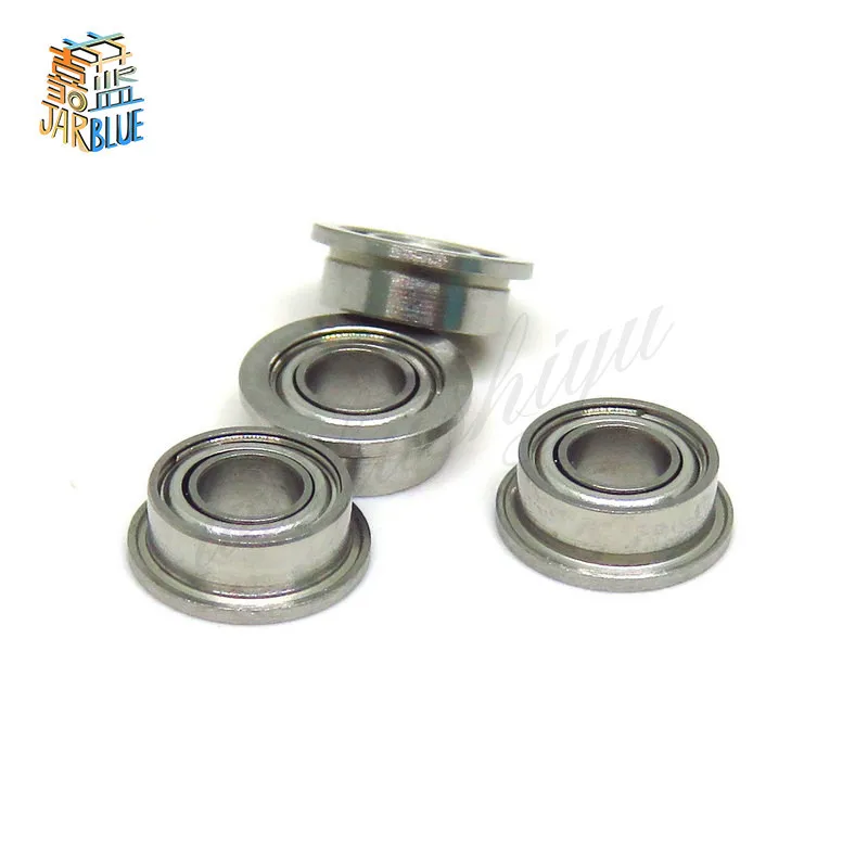 2-10pcs MF52ZZ MF62ZZ MF63ZZ MF74ZZ MF83ZZ MF84ZZ To MF148ZZ Miniature Flange Bearing Thin Wall Metal Shielded Flanged Bearings