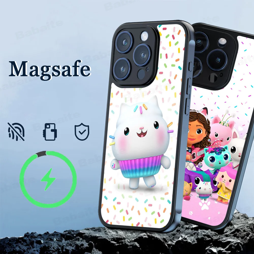 Cute G-Gabbys D-Dollhouse Phone Case Magnetic Case For IPhone 16 14 13 12 11 15 Pro Max Plus For Magsafe Wireless Charge Cover