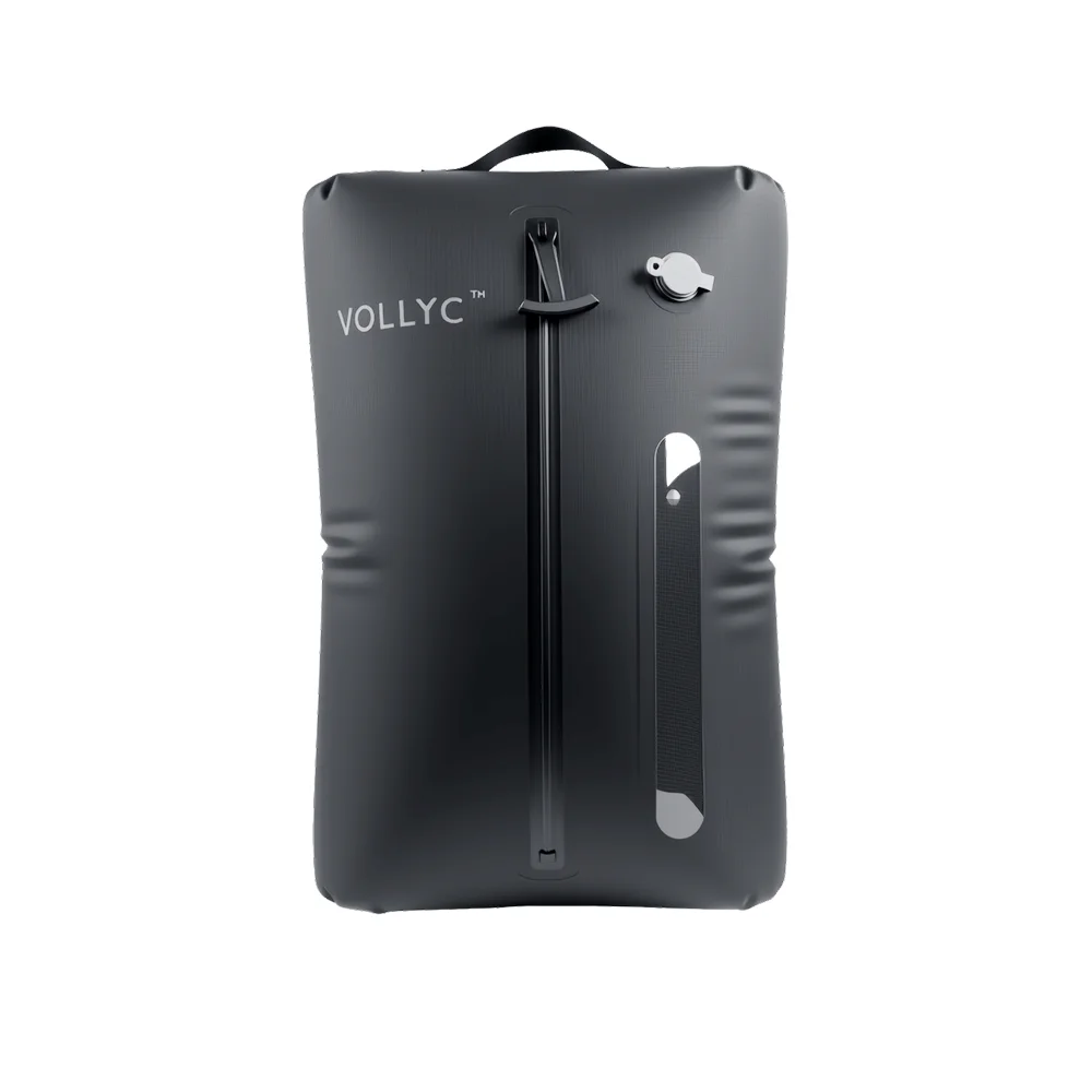 FLEXTAIL X VOLLYC EZYBAG – vacuümopbergzak van 18-55 liter, herbruikbare opbergzak voor kleding, reistas met compressiefunctie.
