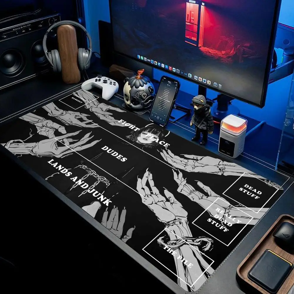 

HYBXAXC Horror Giant Hand Mouse Pad large keyboard mouse desk pad non-slip rubber gaming mouse pad laptop mouse carpet