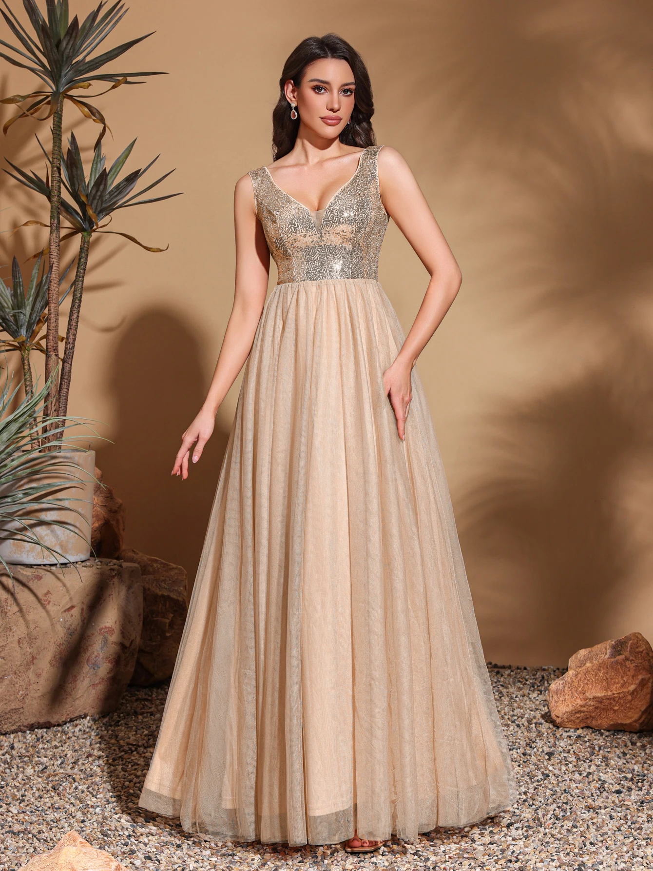 

Сетчатое платье с V-образным вырезом и пайетками для семейных встреч, День рождения, Элегантное и модное платье, Женское длинное платье, Вечернее платье, Женское вечернее платье, Платье для выпускного вечера, Платье для концертной церемонии награды, Плать