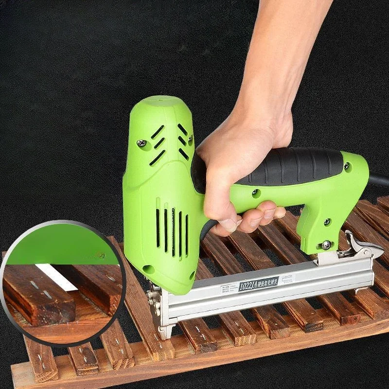 

Electric Nail Gun Dual-purpose Straight Woodworking Tool with High Power Easy To Carry No Jamming or Protruding Nails