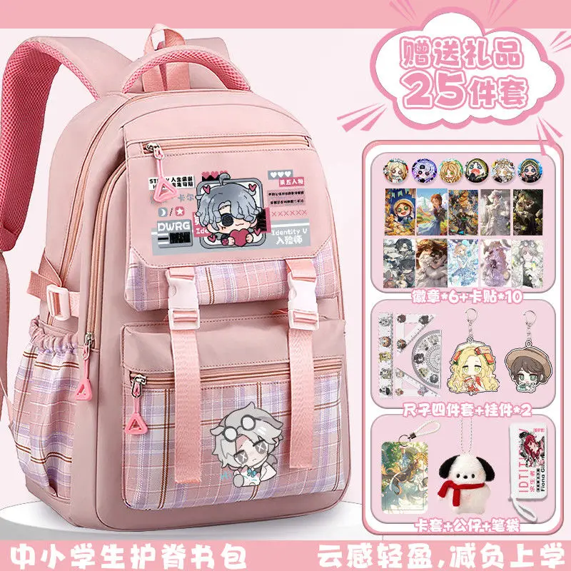 

2025 Game Anime Identity Ⅴ Cos Composer Barmaid Emily Dyer Aesop Carl Etc. Unisex Lightweight and Portable Backpack Present