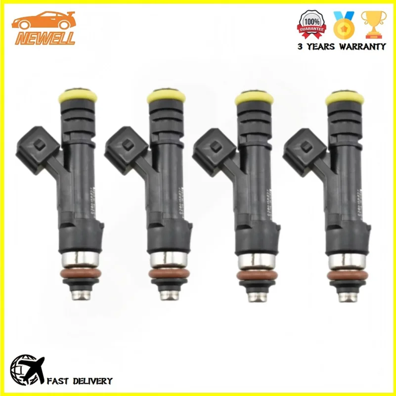 4pcs 0280158827 160lbs 1300cc 1700cc CNG Injector For Honda Audi Mazda Dodge Fiat OPEL VW High Impedance Gas Injection Valve E85