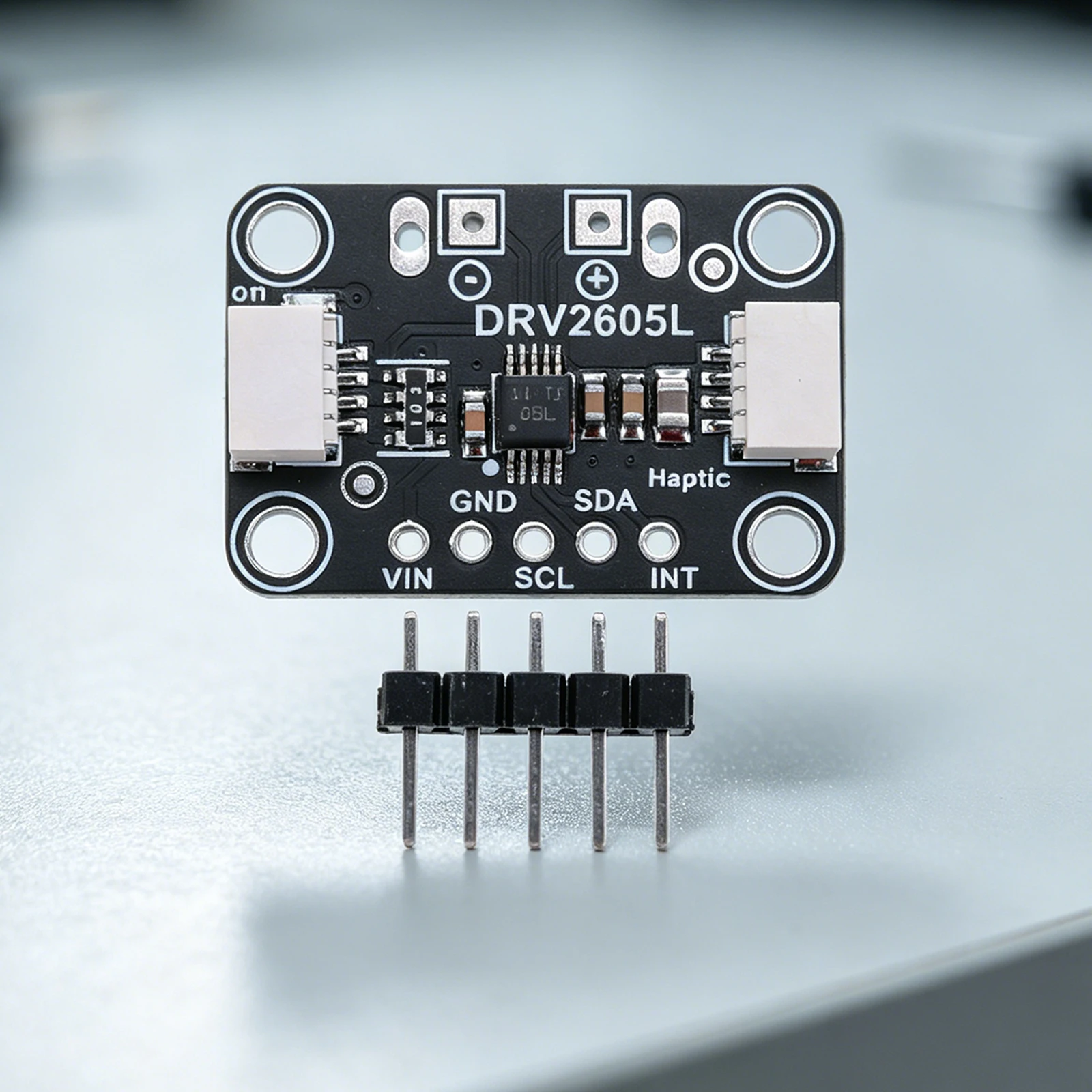 DRV2605L Motor Drive Controller 2V-5.2V Haptic Driver Module Compatible for STEMMA QT/Qwiic for ERM/LRA Motors Embedded Systems