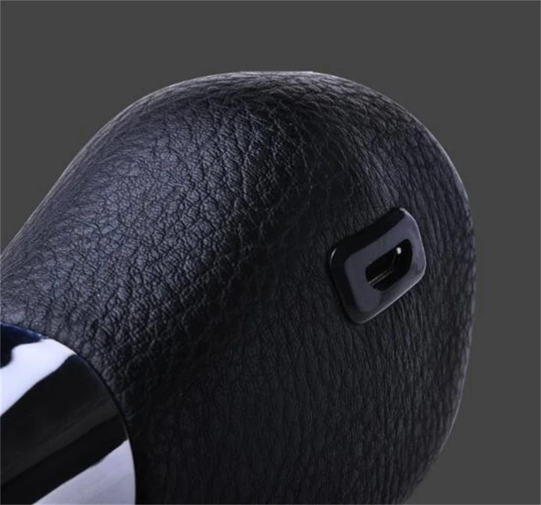 7 ألوان تغييرات المنشط مقبض ناقل حركة السيارة 5 6 سرعة R-6 سيارة LED والعتاد كرة اليد مقبض ضوء ولاعة السجائر شاحن المقابض AT