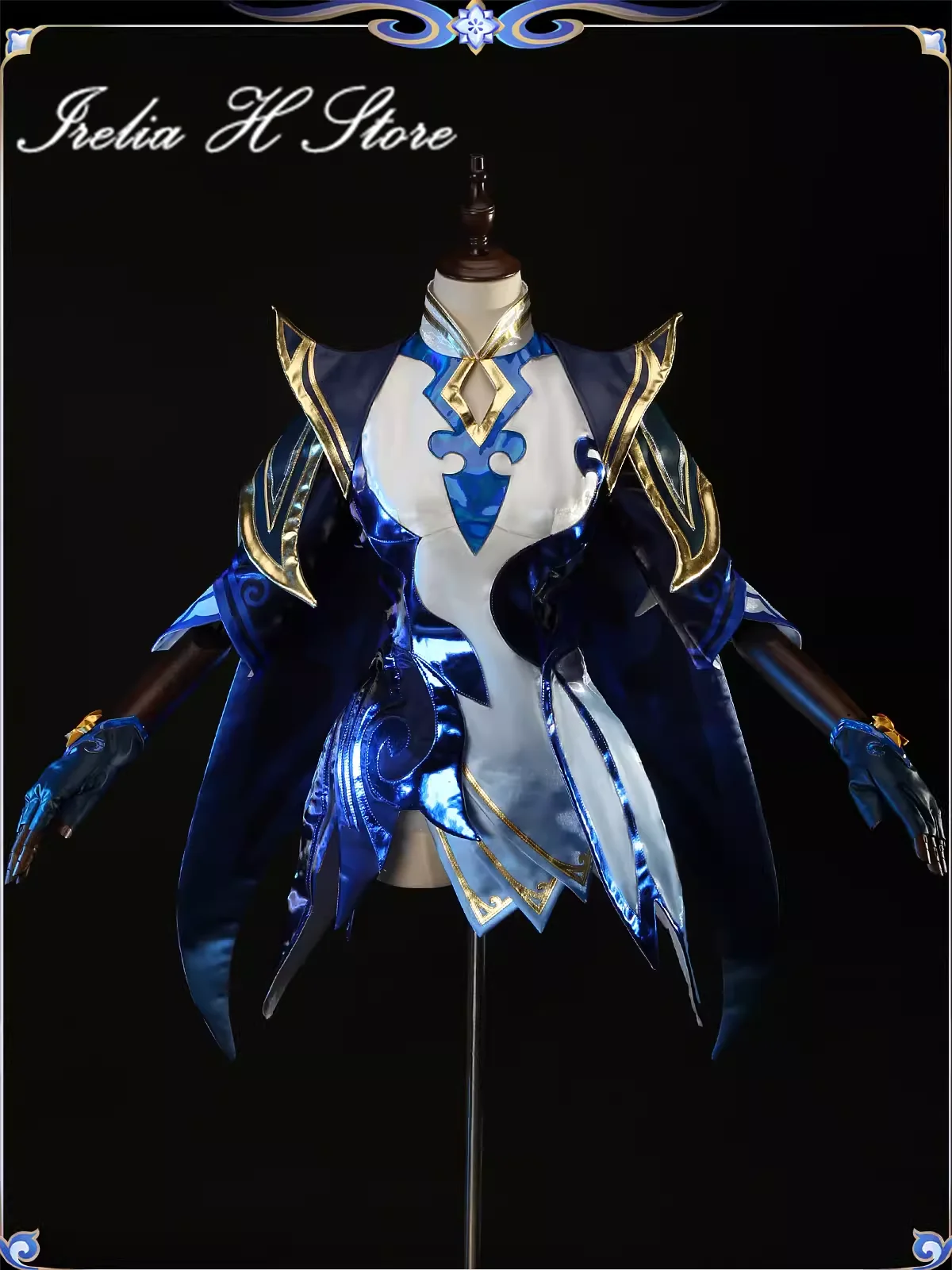 متوفر في المخزون أزياء Irelia LOL من البورسلين irelia التأثيرية للنساء فستان حفلات الهالوين