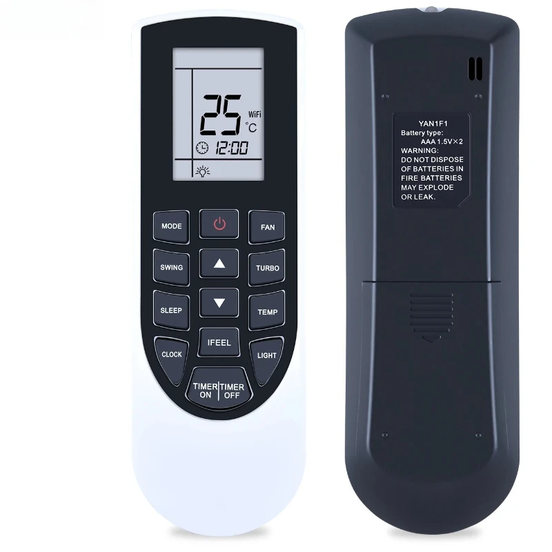 Nuevo YAN1F1 para Control remoto Universal de aire acondicionado GREE YAN1F1F YAN1F6 AY-X36RU GWH09QB-D3DNA6E