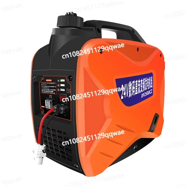 24V Parking Air Conditioner Automatic Gasoline Generator Self Start Stop DC Cargo Vehicle Silent Small Generator