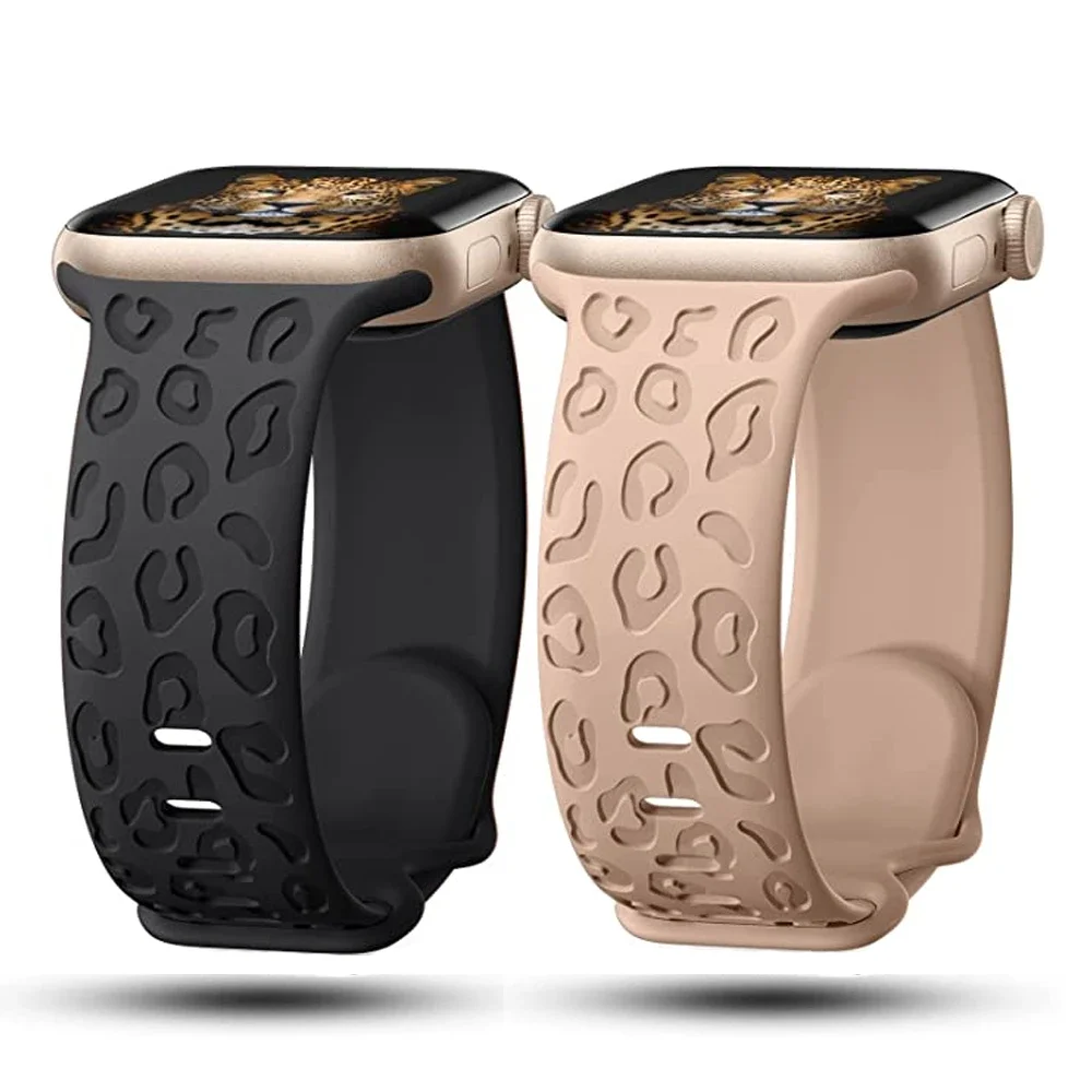 Silicone Band For Apple Watch strap 44mm 45mm 40mm 41mm 42-38mm 45 mm sport bracelet iwatch series 8 7 6 5 4 3 SE 9 Ultra 2 49mm