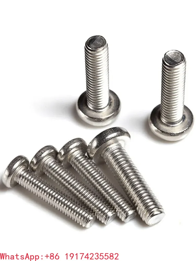 304 stainless steel switch socket round head cross screw pan head bolt M1M2M3M4M5M6M8M10