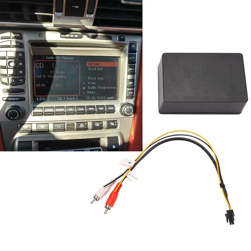 Car Audio Input Decoder Box PCM2.1 Bluetooth Modules for Porsche Cayenne Cayman 2003-2010 996.2 997.1