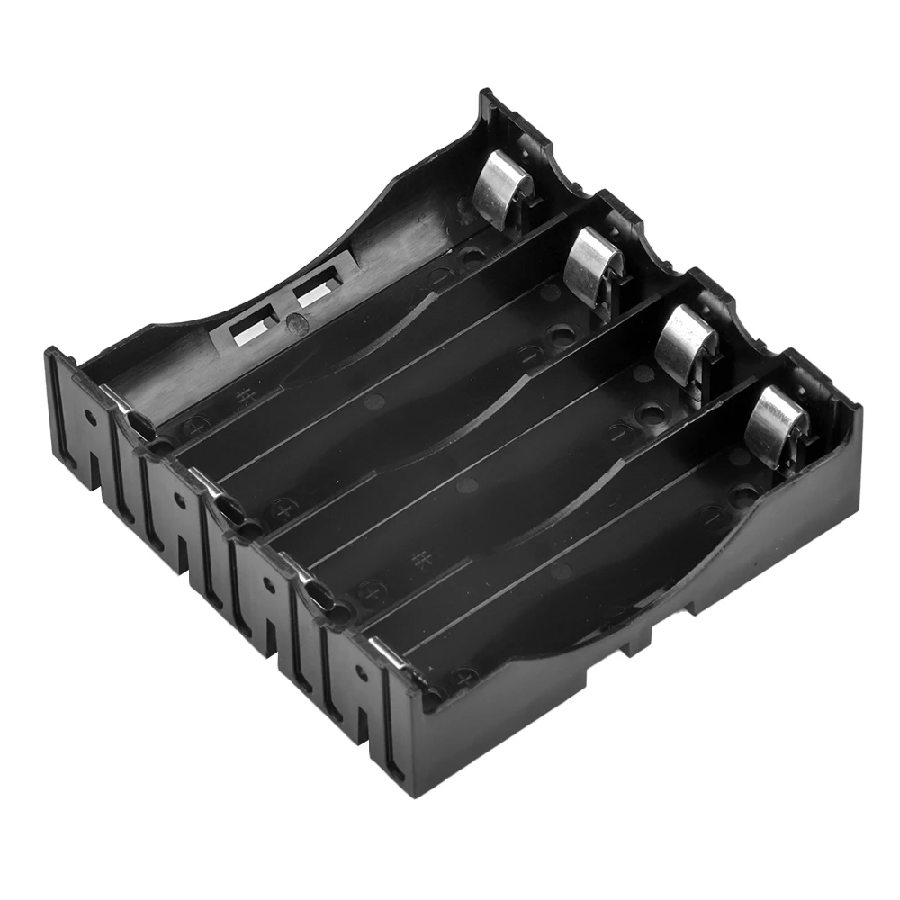 1Pcs 1 2 3 4 Slot ABS 18650 Power Bank Case 1X 2X 3X 4X 18650 lithium Battery Holder Storage Box Case Batteries Container
