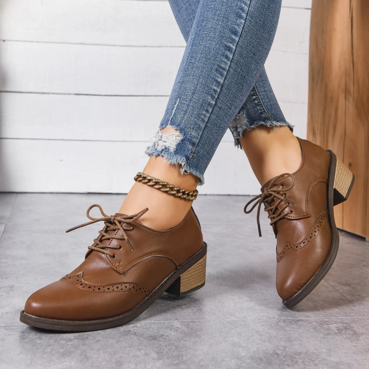 المرأة الربيع والخريف النمط البريطاني الجديد شقة الراحة كعب منخفض كسول الصنادل المسطحة عارضة بلون المتسكعون #5