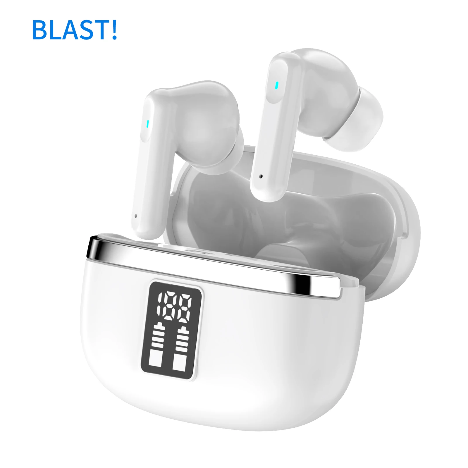 Newest i18 TWS Bluetooth Earphones True Wireless Stereo Earbuds LED Power Display Sports Waterproof Headphones Headset With Mic