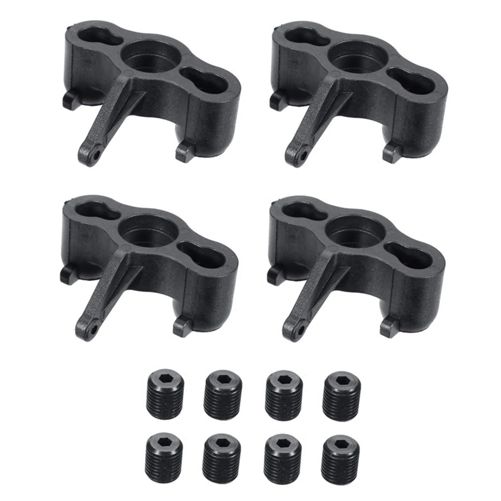 4Pcs Steering Block Steering Knuckle EA1003 for JLB Racing CHEETAH 11101 21101 J3 Speed 1/10 RC Car Spare Parts