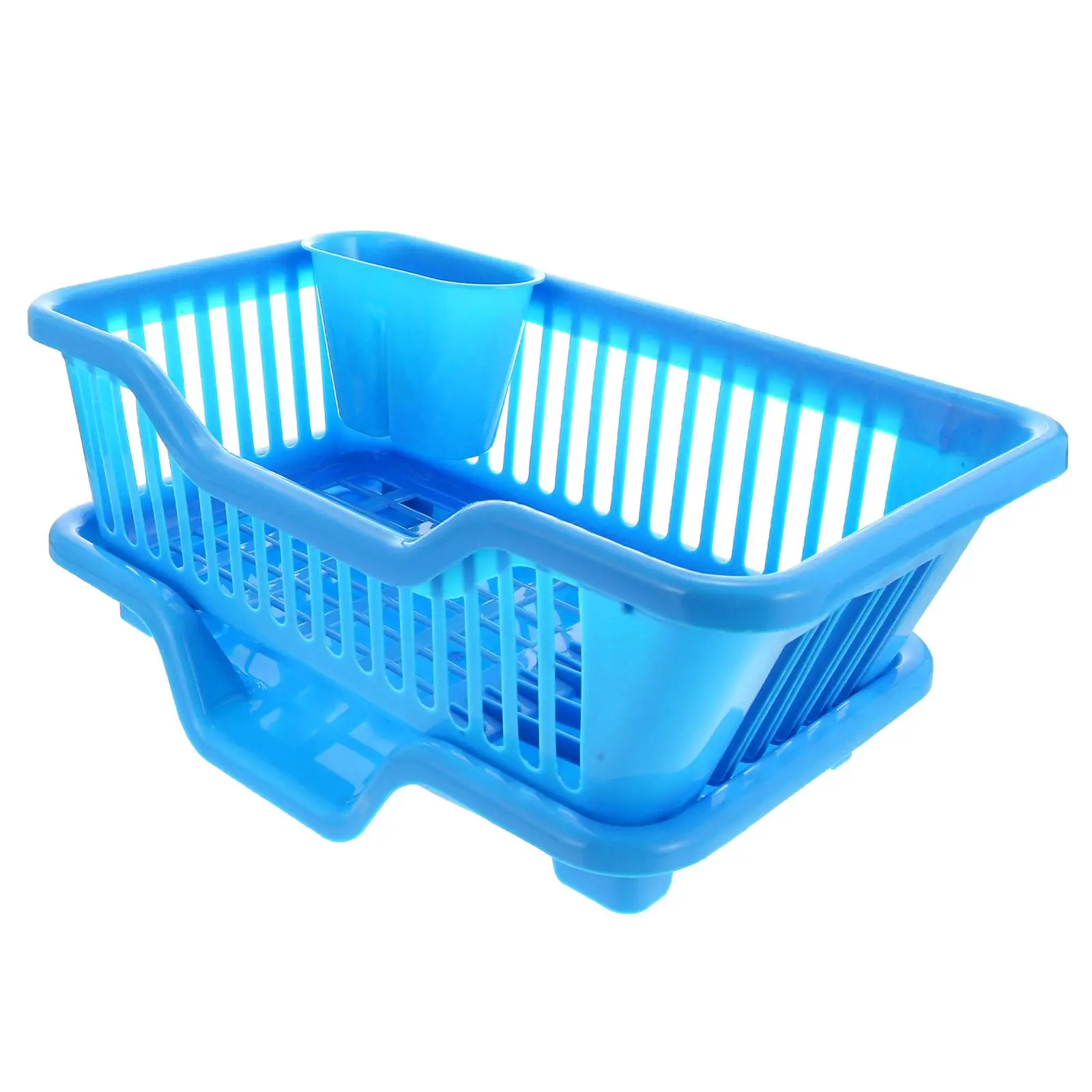 

Dish Drainer Kitchen Gadget Storage Shelf Large Capacity Basket Tableware Strainer ABS Kitchen Storage Shelf Material