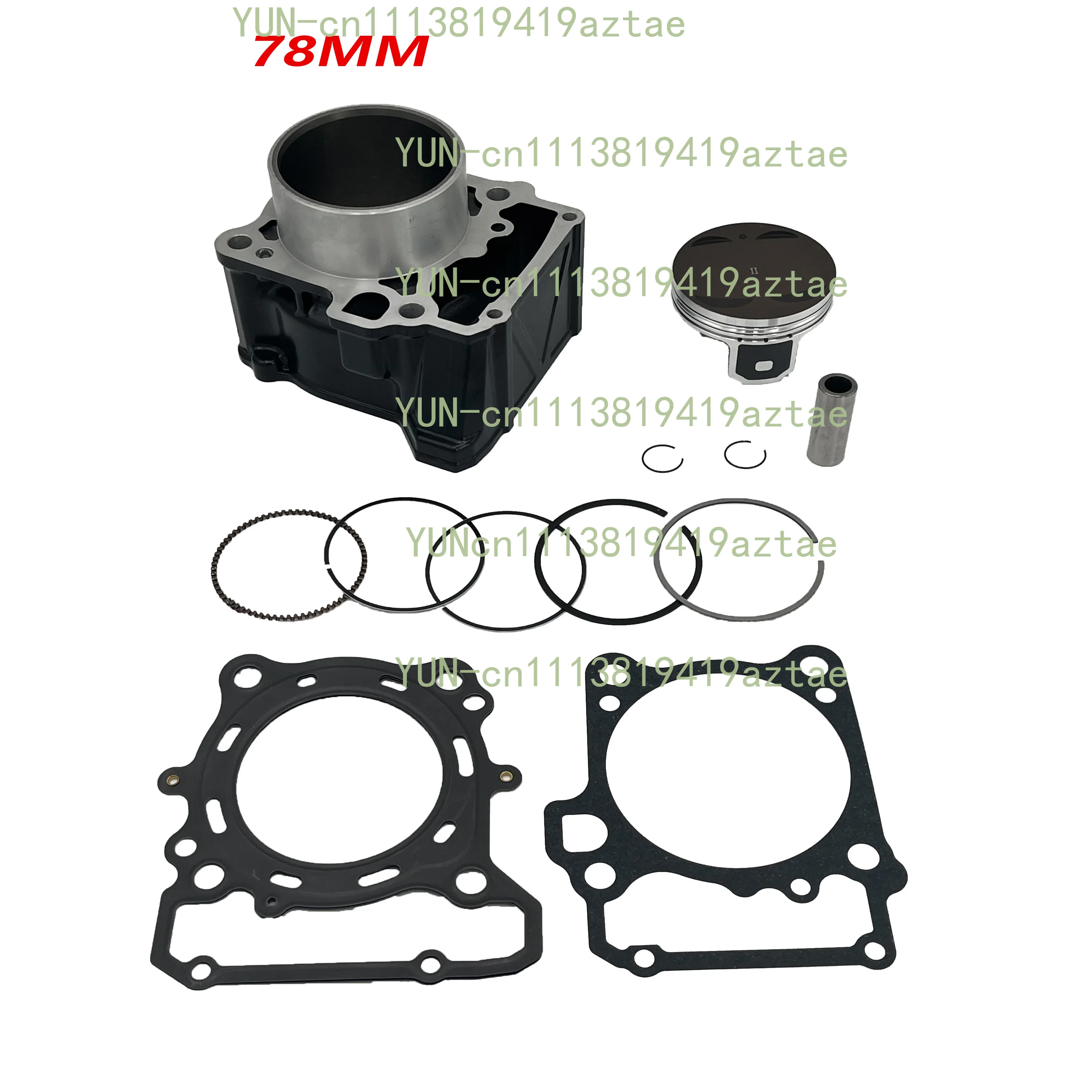 Motorcycle Parts 78mm Cylinder Head Gasket Piston Ring Pin Full Set for CFMOTO 300NK CF300NK CF MOTO NK300 250repack300CC