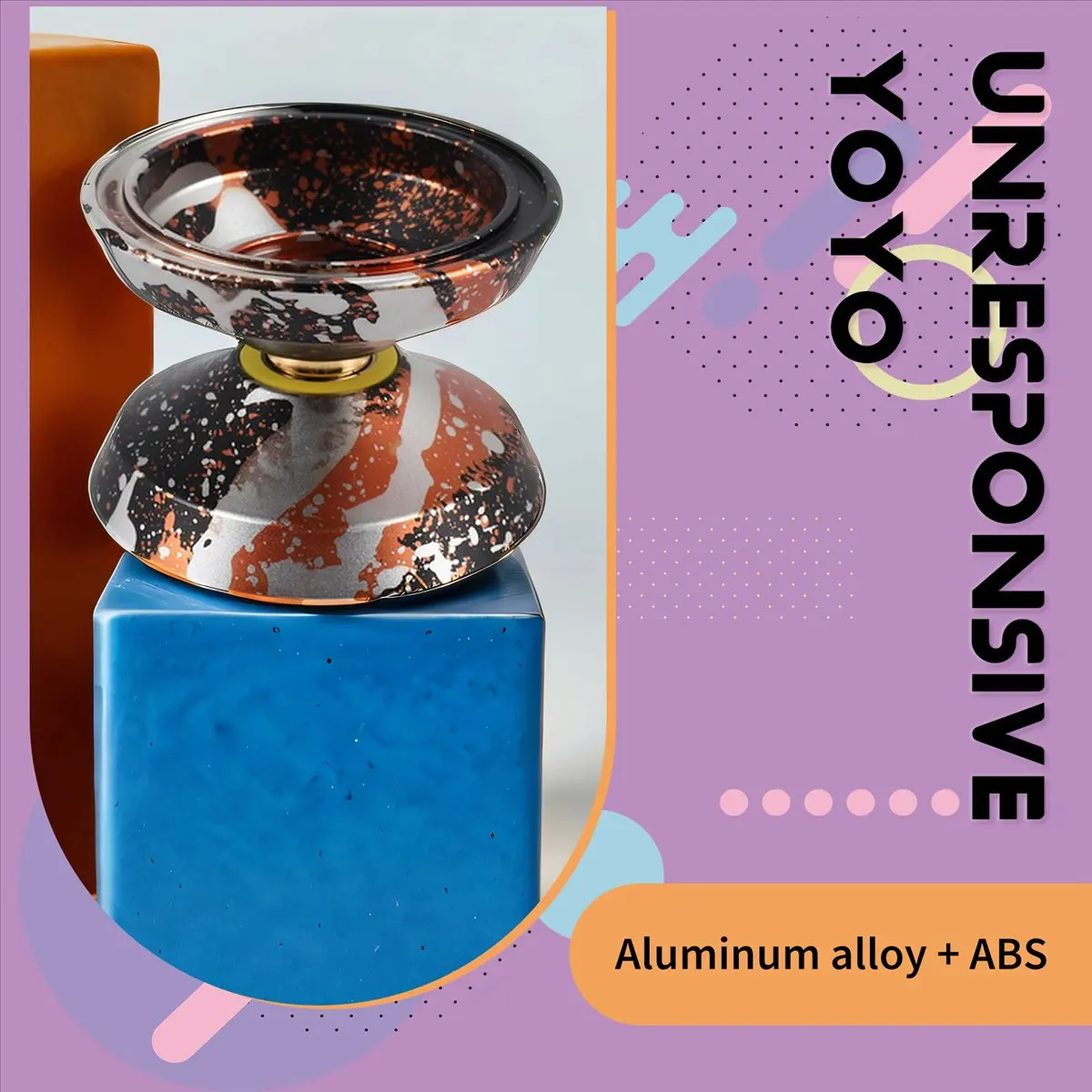 Summer sale  Unresponsive Yoyo,Professional Yoyo for Kids,Aluminum Beginner Yo-Yos Ball for Yoyo Players with 10 Yo Yo String