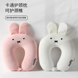 Cartoon Miffys U Pillow Cute Rabbit Memory Foam Neck Pillow Office Airplane Car Pillow Sofa Cushion Decoration Birthday Gifts