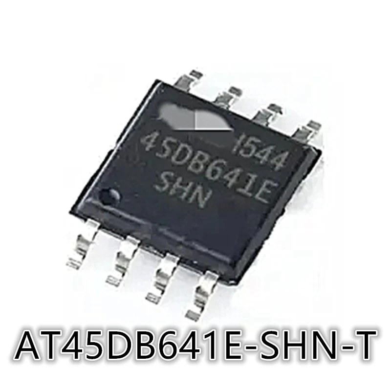 A tela original imprimiu o Flash IC, AT45DB641E-SHN-T, 45DB641E, SMD, SOP8, Não-colagem, novo, 1PC