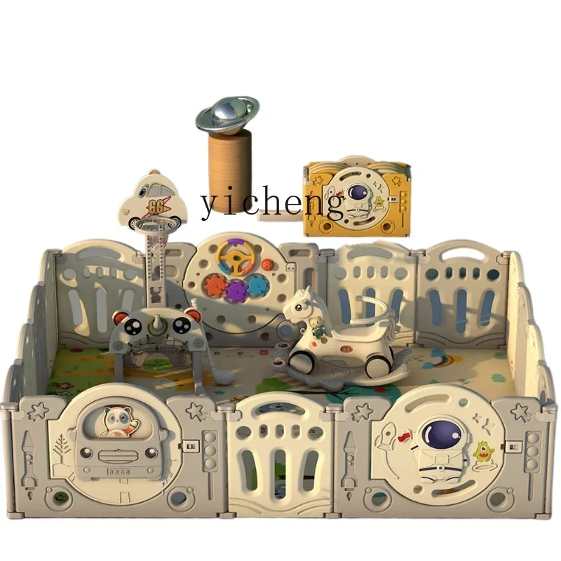 

XL Защитная решетка для забора, складной коврик для ползания малышей, защитный забор