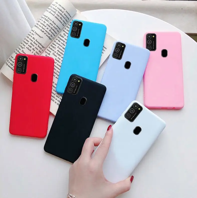 Candy Color Silicone Phone Case For Samsung Galaxy S20 S21 Fe Fan Edition S20 P…