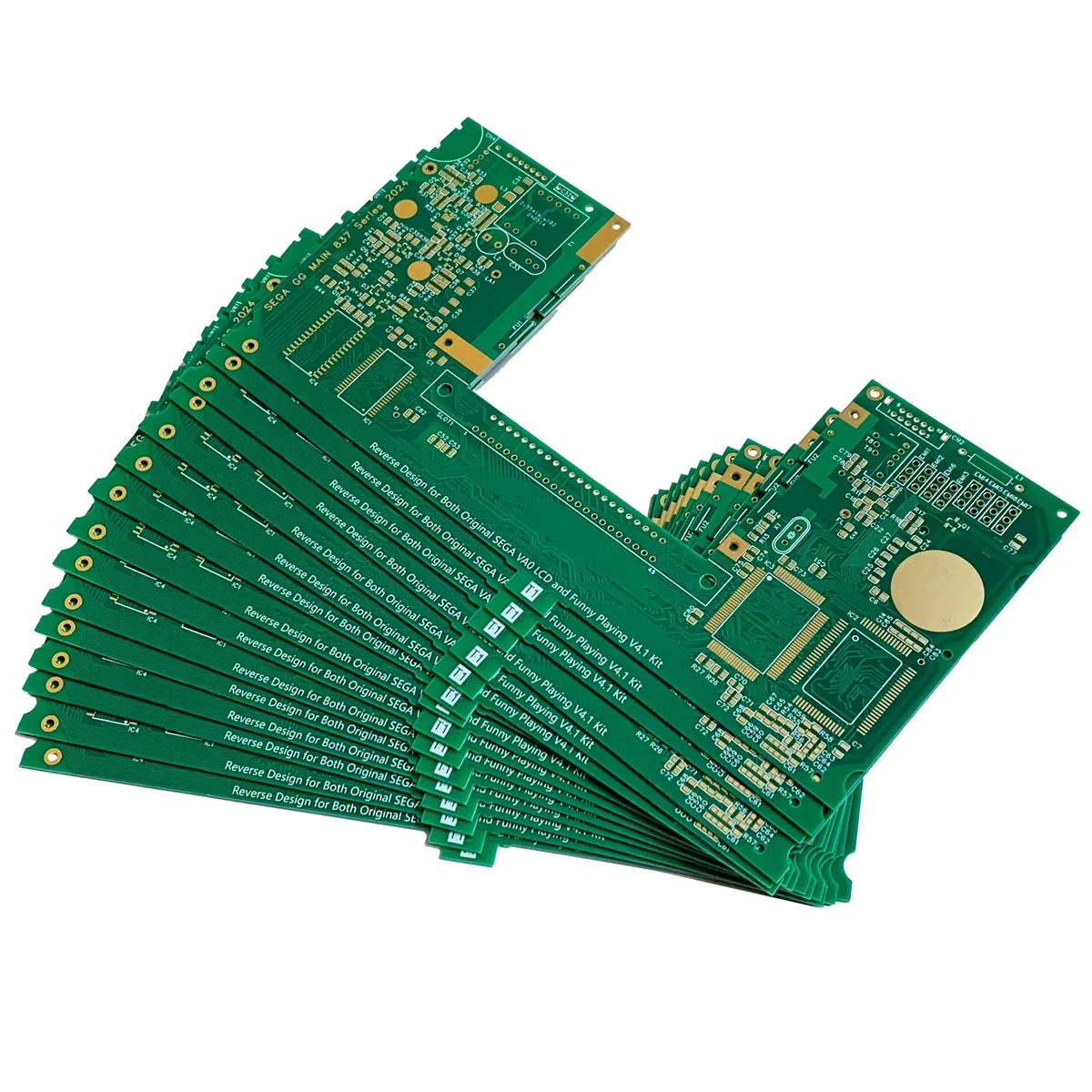 2024 Original Dual Chip Motherboards Replacement for SEGA Game Gear Games Console MainBoard for Original High Brightness Screen