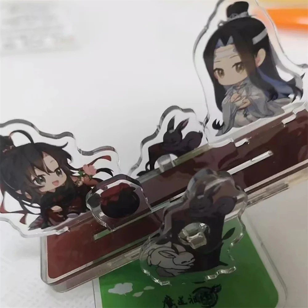 Anime Grandmaster of Demonic Cultivation Mo Dao Zu Shi Wei Wuxian Lan Wangji Cosplay Acrylic Standing Plate Desktop Decoration image 4