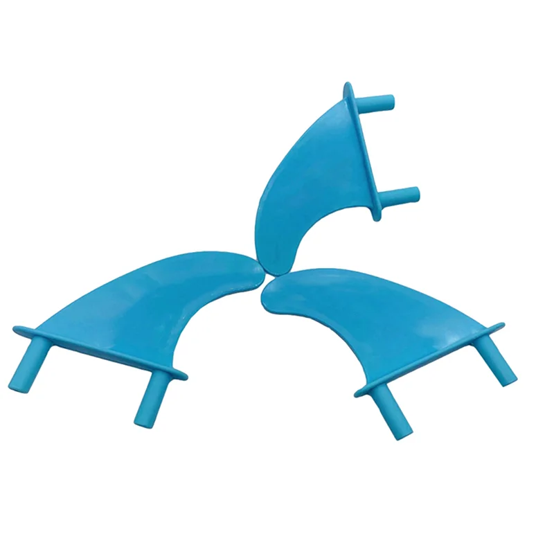 

6Pcs Soft Surf Fins Water Fins With Replacement Screws For Surfboard Softboard Water Wave Fin Surf Board
