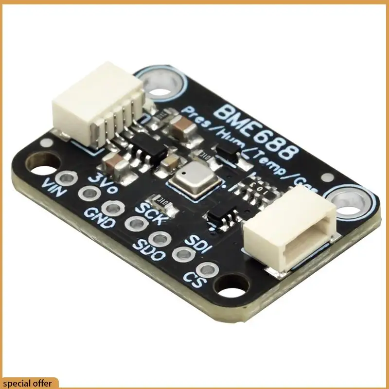 

A68Z BME688 Модуль датчика окружающей среды Температура/влажность/давление воздуха/газ AI Интеллектуальный модуль I2C