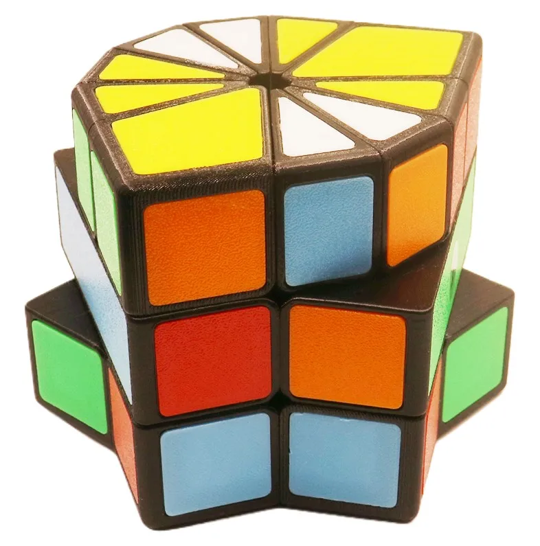 ZEPUZZLES 9cm SQ1 Cubo Forma extraña Rompecabezas Cubo sin pegatinas Rompecabezas Juguetes Regalo para niños Cubo mágico