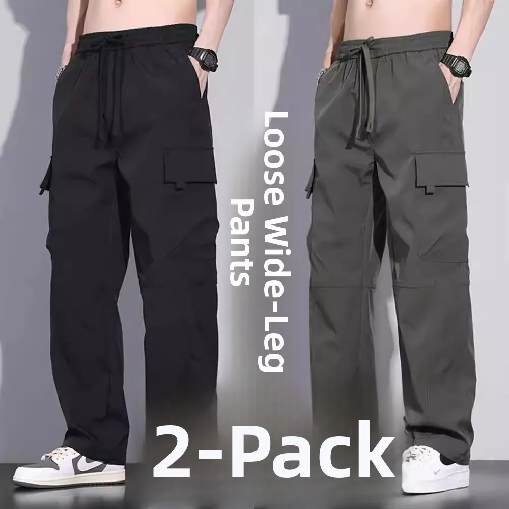 

Мужские повседневные хлопковые рабочие брюки, весенне-осенние износостойкие грязезащитные брюки, свободные длинные брюки для отдыха