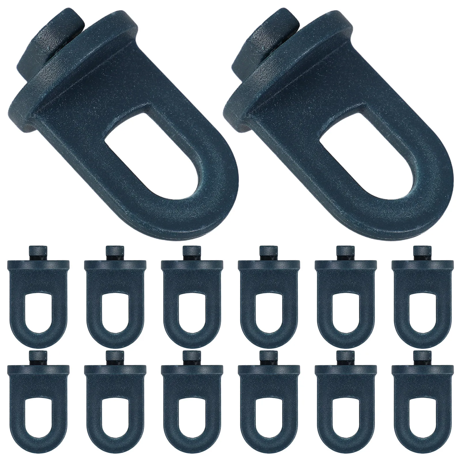 150Pcs Greenhouse Clips Plastic Ring Buckles for Climbing Plants Flower Pots Vegetable Gardening Stable Easy Install Garden