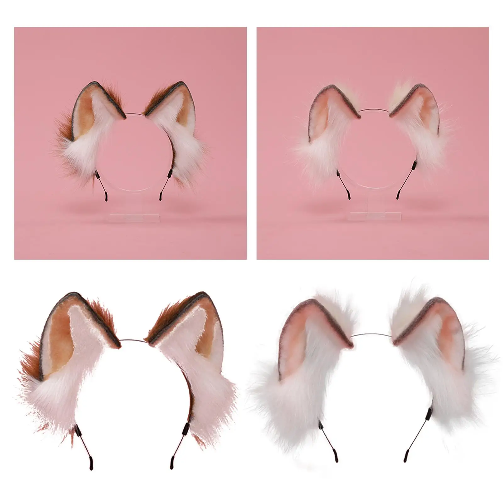 

Animal Ears Headband Costume Furry Ears Dress Up Photo Props Kids Adults