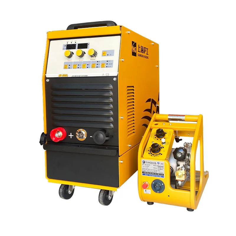 

Shanghai Hugong MIG Welder MIG-350/500NB-350E/500E Dual Module Industrial Multi-function Two Shield Welder 380V