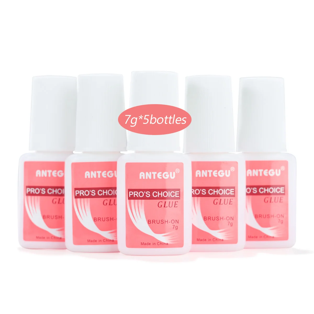 7g * 5 stücke Schnell Trocknende Nagel Kleber Für Acryl Falsche Nägel Professionelle Glitter Strass Bond Kleber Nail art Dekoration flüssigkeit Kleber