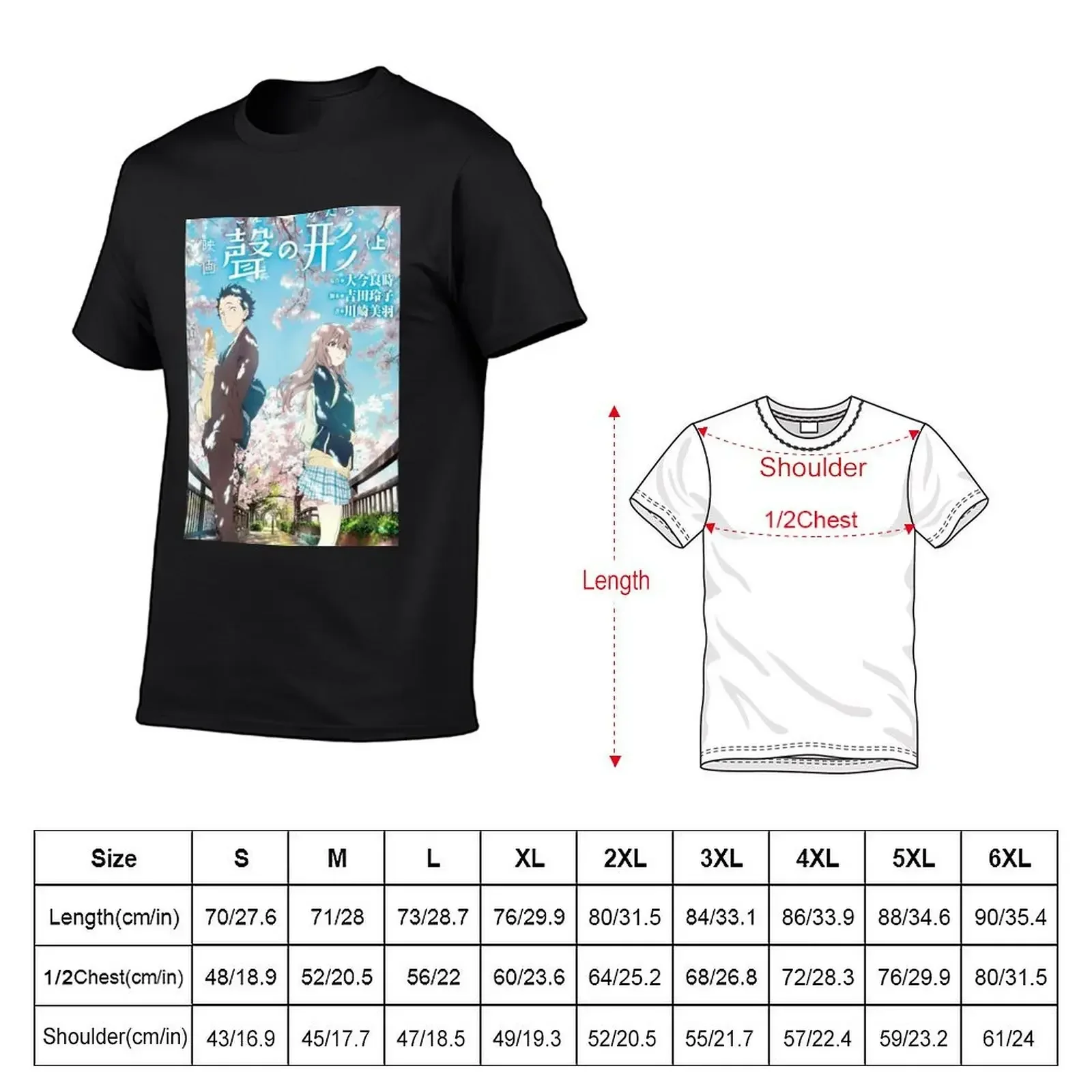 a silent voice T-Shirt designer shirts graphics street wear mens designer clothes