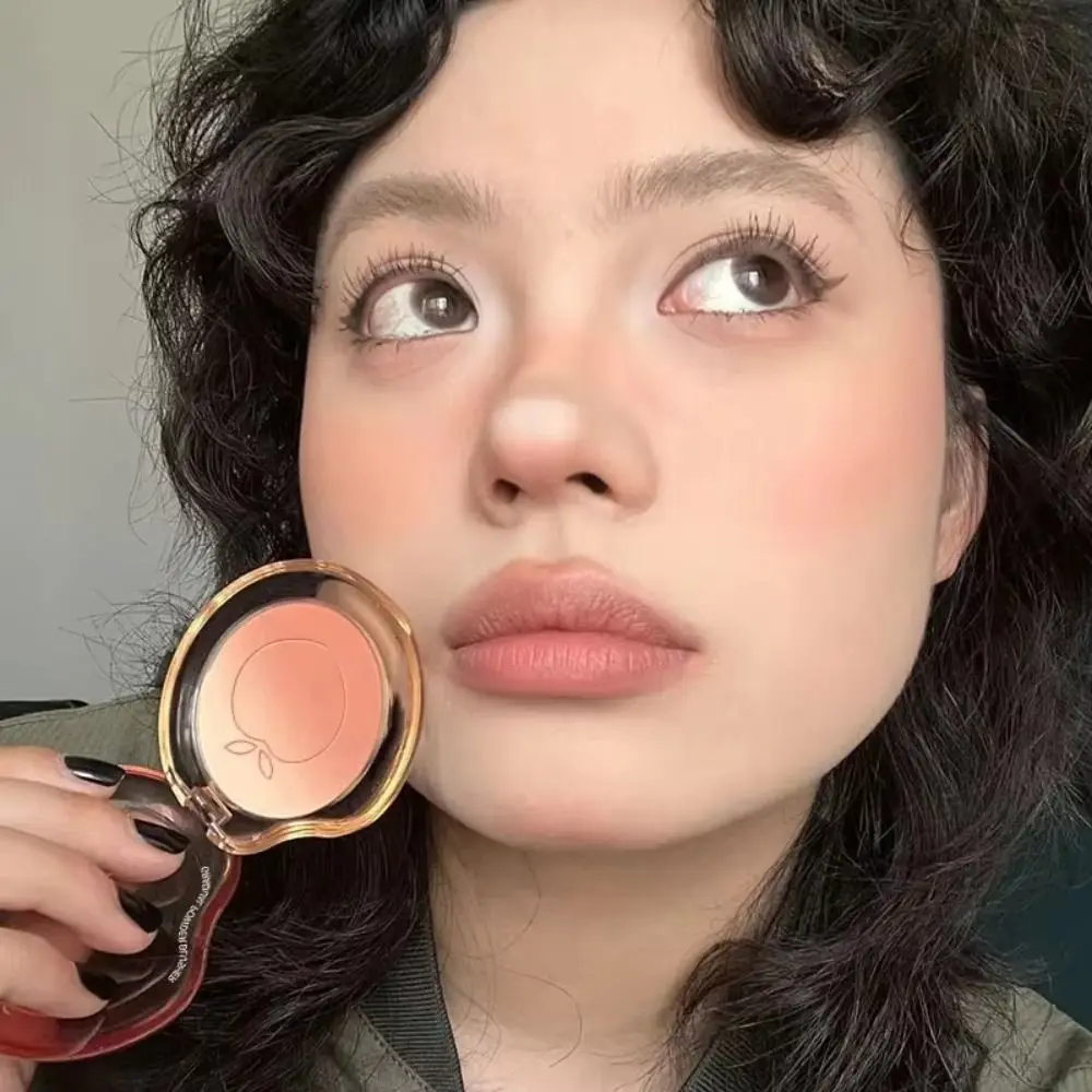 

Cute Low Saturation Blush Palette Mist Rouge Blush Glimmer Gradation Blush Matte Finish Long-lasting Korean Makeup Daily Wear