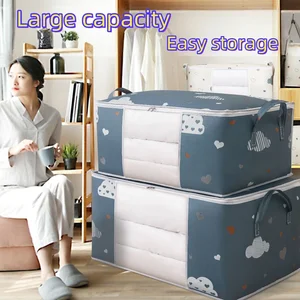 Large Capacity Multi-Purpose Storage Bag with Handles, Dustproof  Moisture-Resistant Odorless Non-Woven Fabric