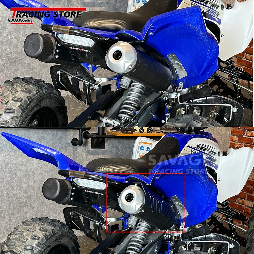 2024 ATV YFM700 Motorycle Exhaust Pipe Guard Cover Crash For Yamaha Raptor 700R YFM700R YFM 700 Muffler End Tip Cover  Protector