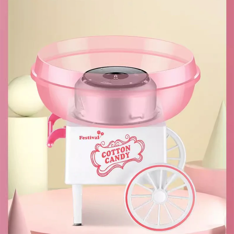 Máquina de malvavisco para el hogar para niños, pequeña, totalmente automática, fabricación de malvavisco, hecha en casa, mini azúcar de colores de lujo