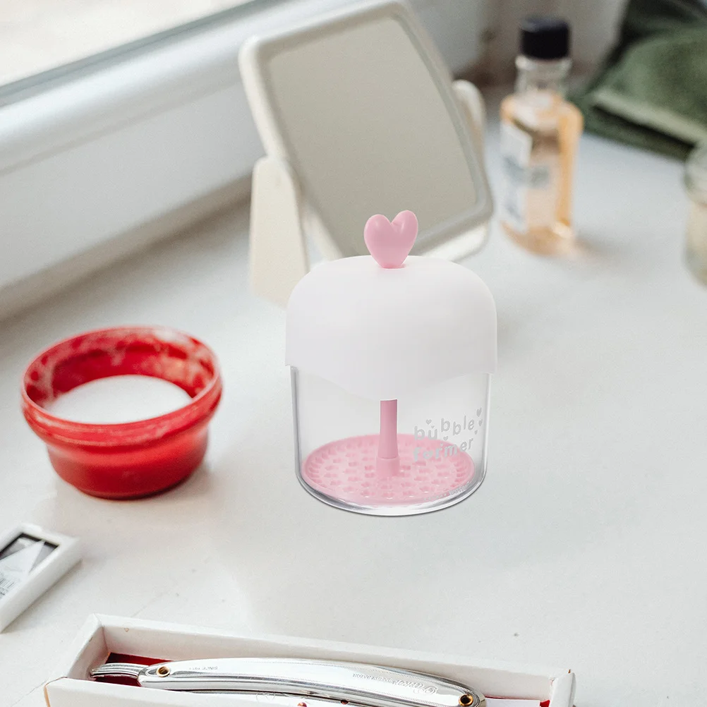 

3Pcs Transparent Face Wash Foaming Bottle Durable Multifunctional Body Shampoo Cleansing Device Bubble Maker for Travel