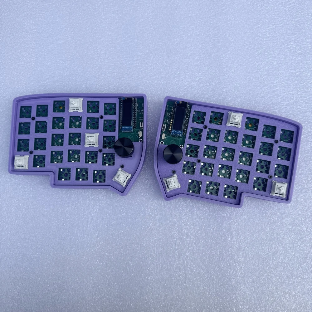 

Lily58 Pro Split Keyboard Kit Custom Hotswap MX/Kailh Switch ZMK Knob Keyboard Bluetooth Wired Dual-mode Keyboard Game Accessory
